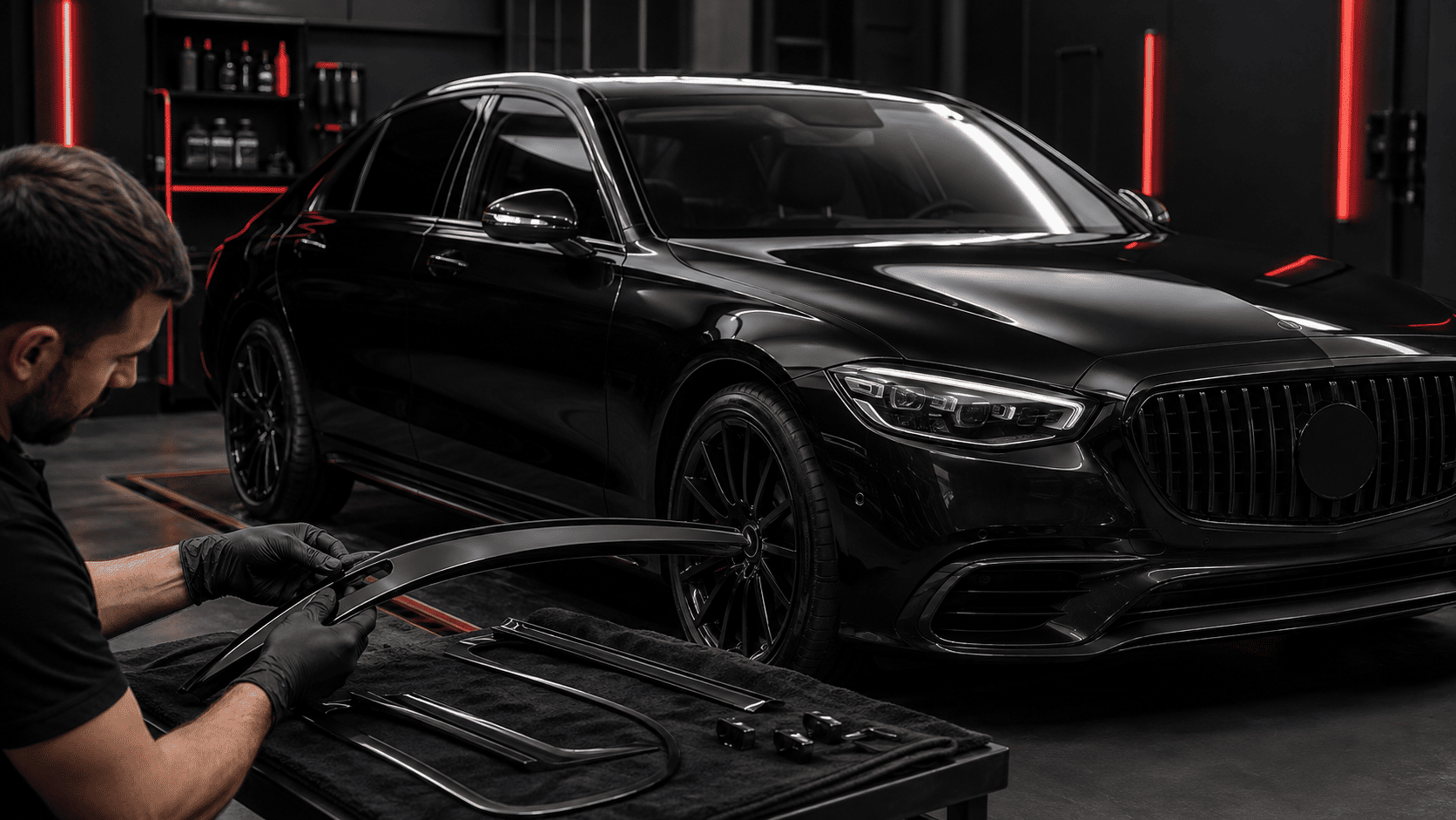 Антихром авто у детейлінг-центрі AUTOCENTER KYIV