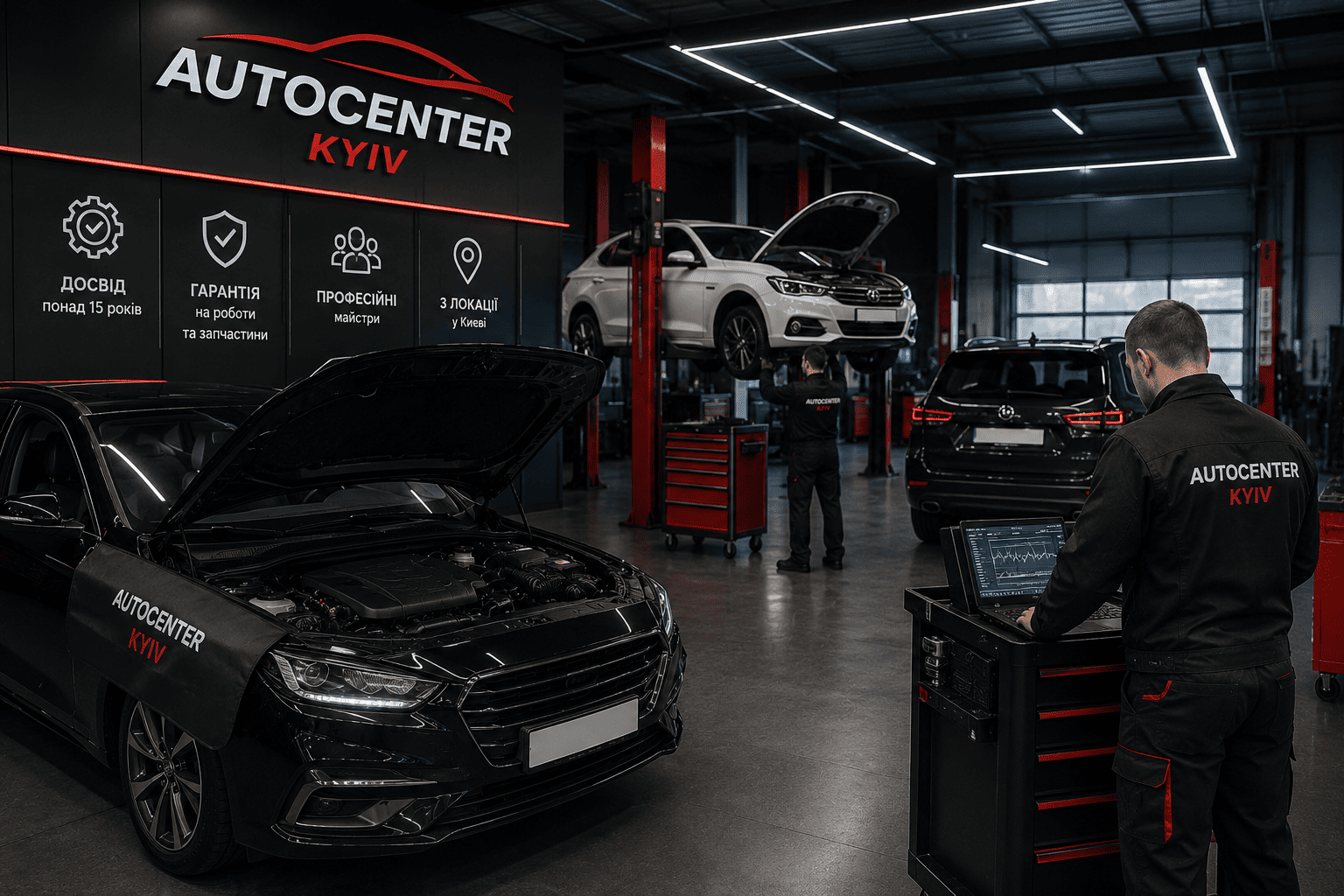 Діагностика та ремонт високовольтної батареї гібридного автомобіля в AUTOCENTER KYIV